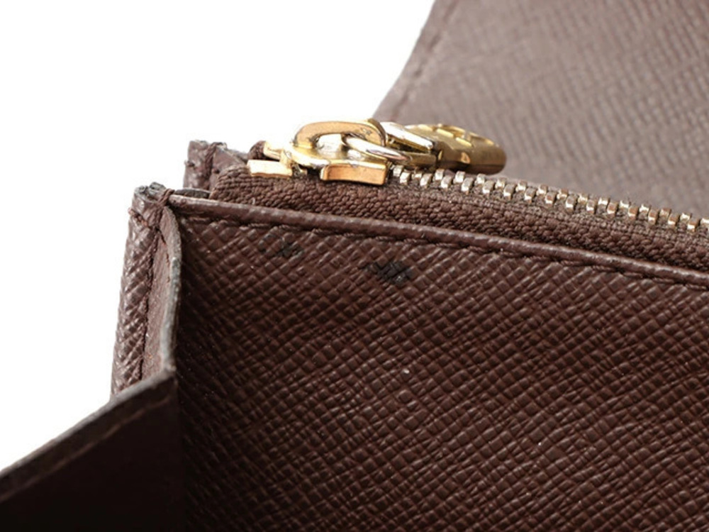 Louis Vuitton Damier Wallet Long Portefeuille Sarah Brown - Picture 8 of 8